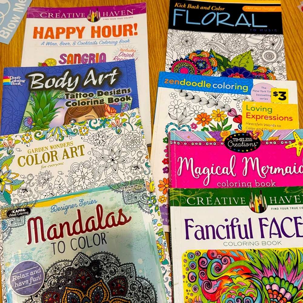 Adult coloring books